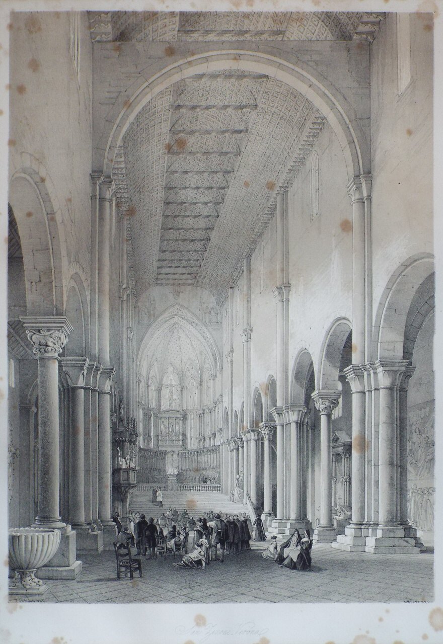 Lithograph - San Zenone - Verona - Moore